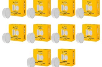 Jaquar 6W LED Gem Trimless Round Surface Mount Down Light | No False Ceiling Required | Cool White (6500K) (Pack of 10)