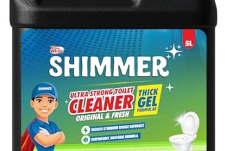 Shimmer Ultra Strong Toilet Cleaner Liquid – 5L Mega Jar | Extra Thick Cling Technology