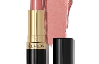 REVLON Super Lustrous Crème Lipstick, 80% Conditioning Ingredients, intance color, Waterproof, Long-Lasting, 100% Vegan Lipstick, After Glow (801), 4.25 gm