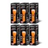 Eveready Streak DL22, Rechargeable 1W Emergency Led Torch, Easy Plug & Play Charging, Overcharge & Deep Discharge Protection, Powered by Li-Ion Battery, Pack of 6