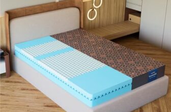 SleepyHug SnowFlexGRID Dual Ortho Plus 8 Inch Orthopedic Mattress | Reversible & 5 Zone Support | Back Pain Relief, Zero Motion Disturbance Grid Mattress | Ideal for Queen Size Bed (78x60x8)