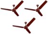 Bajaj Frore 1200 Mm (48″) Star Rated Ceiling Fans For Home |Bee Star Rated Energy Efficient Ceiling Fan |Rust Free Coating For Long Life |High Air Delivery |2-Yr Warranty Brown (Pack Of 3), 1 Star