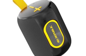 Nu Republic Sonicpop 2000 Wireless Speaker 16W Output, 6 Hrs Playtime, 66mm Dynamic Driver, Multi RGB Led Lights (Black)