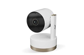Godrej Security Solutions WiFi 1080p FHD 2MP 360° Viewing Area Security Camera, White