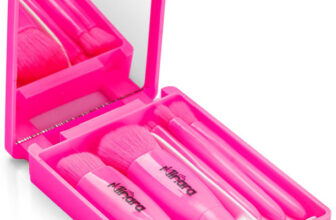 MINARA Makeup Brush Applicator Set of 5 with Mirror & Pouch(Pack of 5)