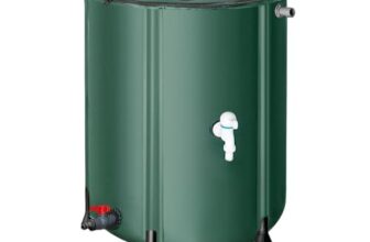 CALANDIS Foldable Rain Barrel Portable Water Storage Tank for Outdoor Camping Garden 200L