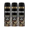 Axe Dark Temptation Long Lasting Deodorant Bodyspray For Men, 215ml (Pack of 3)