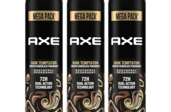 Axe Dark Temptation Long Lasting Deodorant Bodyspray For Men, 215ml (Pack of 3)