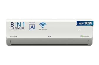 IFB Silver Plus Smart Series 1.5 Ton 5 Star In-built Wifi Split AC with HD Compressor, AI, Dual Gold Fin & 8-in-1 Flexi Mode – White (CI185SL22SGN1, Copper Condenser)