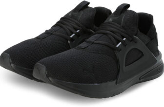 PUMA Softride Enzo Evo Premium Res Running Shoes For Men(Black , 6)