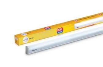 wipro Polycarbonate Garnet 20W LED Batten For Living Room & Bedroom | Bright & Energy Efficient Tubelight For Home | Cool Day Light (6500K) With 2000 Lumen|4Feet, Pack Of 1