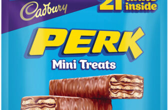 Cadbury Perk Mini Treats Chocolate Coated Wafers Bars(115.5 g)