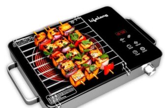 Lifelong 2000 Watt Infrared Induction Stove with Digital Display – Surge Protection, Electric Induction, 4 Cooking Modes, Auto Shut Off & Temperature Control with Voltage Protection