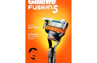 Gillette Fusion Manual Razor for Men with styling back blade for Perfect Shave and Perfect Beard Shape