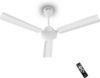 DIGISMART Storm with 5 Year Warranty BLDC Motor with Remote 1200 mm Ceiling Fan(5 Star | White | Pack of 1)