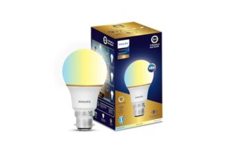 Philips 9W B22 LED Bulb | 3 Colors in 1 LED Bulb | Scene Switch Bulb for Home & Decoration | Color: Tunable White | Pack of 1 | Gold Perform Series