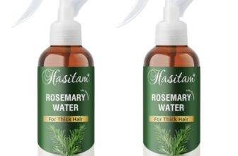 Hasitam Rosemary Water Spray for Hair Growth | Niacinamide & Mint | Hair Regrowth Spray | Instant Shine | Strengthens Hair Roots & Strand | Anti Hair Fall Cooling & Relaxing | All Hair Types 100ml x 2