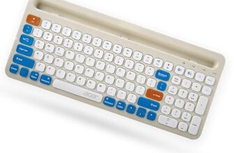 Acer SwiftPRO Multi-Device Bluetooth Wireless Keyboard with Cradle & Numpad | USB-C Rechargeable | 99 Keys, 80H Battery | Compact & Quiet | Compatible with Windows, Mac, Android, Laptop, Tablet, Phone