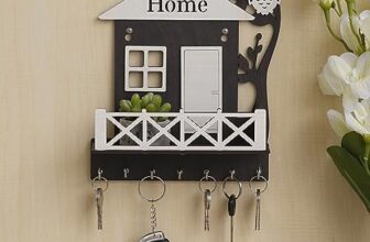 Webelkart Premium Wooden House Keys Hanger Key Holder for Home/Office Decor, Key Holder for Wall Decor (Model-1)