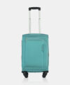 NASHER MILES Dallas Expander soft-sided Polyester Cabin Luggage Cyan 20 inch |55cm Trolley bag Expandable  Cabin Suitcase 4 Wheels – 20 inch