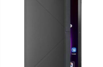 Lenovo Slim Folio Case/Cover for Tab P11 2nd Gen with a Built-in Pen Holder (Suitable for Lenovo Tab P11 2nd Gen, Screen – 11.5 Inch, Storm Grey, [Auto Sleep/Wake Case], ZG38C04531)