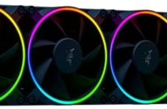 Razer Hanbo Chroma RGB All-In-One Liquid Cooler: Ultimate AIO Design – Quiet Fans – Silent Cooling – PWM Fan Controller Support – ARGB Pump Cap – 360MM-RC21-01770200-R3M1