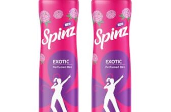 Spinz Exotic Perfumed Deo for Women | Bulgarian Rose Fragrance | Long Lasting Freshness, 24 Hours Protection from Odour – 200 ml (Pack of 2)