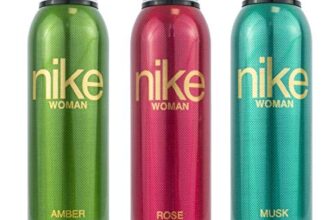 Nike Unisex Amber + Rose + Musk Spray Deodorant For Woman- Pack Of 3 (200Ml Each), 3 Count