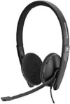 Sennheiser Pc 3.2 Chat-Lightweight Stereo Headset with Adjustable Noise-Cancelling Microphone-for Internet Telephony and E-Learners-Pc Connectivity- Great for Gaming, Work, & Study, Black-in Ear