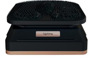 Lifelong Leg, Calf & Foot Massager Machine for Pain Relief | Therapy Vibration Massager with Acupressure Mat for Blood Circulation|Muscle Relaxer Machine with Adjustable Speed for Home|15Min Auto Off