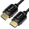 Tukzer 4K HDMI Cable, Support 3D, Ultra HD 4K @60Hz, High-Speed 10.2Gbps Ethernet, Audio Return Channel, Gold-Plated Connector| For UHD TV, Monitor, Computer, Projector, Xbox Gaming Console (3 Feet)