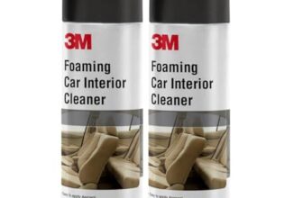 3M Foaming Car Interior Cleaner, Upholstery & Leather Cleaner, Removes Tough Stains & Dirt Inside Your car (290g Each, Pack of 2)