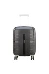 VIP Voyager Pro Ultra Strong Polypropylene Hard Sided Cabin Luggage Spinner Dual Wheels with Ergonomic Grip Handle (Cabin, 55cm, Black)
