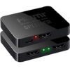 Etzin HDMI Splitter 1 in 2 Out, 4K hdmi Splitter for Dual Monitors Duplicate/Mirror Only, 1×2 Splitter 1 to 2 Amplifier for Full HD 1080P 3D with HDMI Cable (1 Source into 2 Displays)-(EPL-442H)