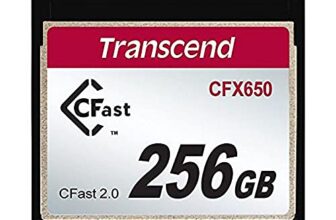 Transcend 256GB CFast 2.0 Memory Card CFX650, Read/Write speeds of up to 510MB/370MB/, MLC NAND Flash Chips, Full HD 8K/4K Video Recording, ECC, SATA III 6Gb/s, 5 Yrs. Warranty – TS256GCFX650