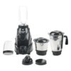 SINGER Nutrio Mixer Grinder with 4 Jars | 500-watt | 3 speed Control with Incher | Shock Proof ABS Body | ISI Mark | 2 Years Warranty | Black