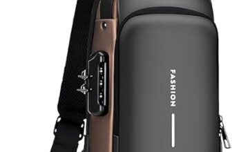 Galox Waterproof Polyester Crossbody Sling Bag, Anti Theft Chest Backpack for Men & Women, College Bag, Shoulder Travel Backpack for Outdoor Work Backpack