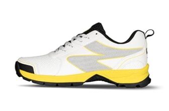 SG Blazer Cricket Shoes – White/Yellow | High-Performance Design with Superior Comfort & Stability
