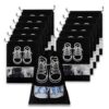 BTfash Shoe Bag for Travel & Storage|Water-Resistant Shoe Organizer for Men & Women|Foldable Shoe Cover for Luggage & Closet |Travel Accessories for Footwear Protection (Black, Pack of – 12)