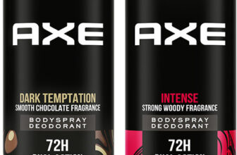 AXE Dark Temptation & Intense Deodorant Spray  –  For Men(430 ml, Pack of 2)