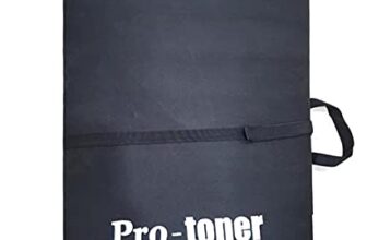 Protoner 12 mm foldable yoga mat (Black)