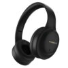 HAMMER Vibe ENC Bluetooth Headphone, 40mm Driver, Dual Pairing, 50hrs Playtime, Voice Assistant, BT V5.4, Game Mode, Soft Cushions, Lightweight Headphones for Music, Gaming and Calls (Black)