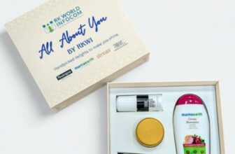 All About You by RKWI- Complete Self Care Gift Box with Thrive Co. Underarm Roll On, Streax Hair Mask, Mamaearth Onion Shampoo & Neutrogena Face Wash