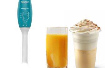 Maharaja Whiteline Speedmix Plus Hand Blender with Stainless Steel Blades | Long Lasting Performance with 175 Watts Motor | Detachable Plastic Foot | 2 Year warranty (Turquoise Blue & White)