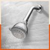 Aquila by Bathla – DAIO 5-Function Shower Head with Air Infusion Technology & Heat Resistant Silicone Nozzles | Corrosion Resistant & Wall Mountable, Silver (AQSESH01)