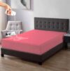 Trance Home Linen® Premium 220 GSM+ 78″ x 78″ Cotton Terry Waterproof Mattress Protector | Elasticated Fitted Style Non-Toxic Bed Protector | Mattresses Cover (78×78 inch | 6.5×6.5 feet_ Coral)
