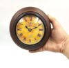 Antique Look Wooden Wall Clock Small Hanging Wall Clock for Kitchen & Dining Room Home Office Decoration (6 inches Antique)