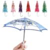 ILuvVastram Decorative Umbrella for Ladoo Gopal Ji, Traditional Temple Decor, Umbrella/Chhata/Chaata for Laddu Gopal Ji Decorative Chatri for God Idol -Best for Gifting & Home Temple (Pack 1)