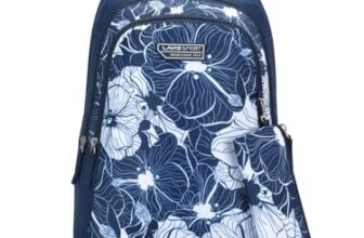 Lavie Sport Primrose 36L Navy Backpack | Fits Upto 15 Inch Laptop | Organizer & Bottle Holder |Pencil Pouch | Gift for Men, Women, Boys, Girls | Laptop Sleeve for School & College