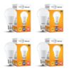 wipro Garnet 7W LED Bulb for Home & Office |Warm White (2700K) | E27 Base|220 Degree Light Coverage |4Kv Surge Protection |400V High Voltage Protection |Energy Efficient | Pack of 4
